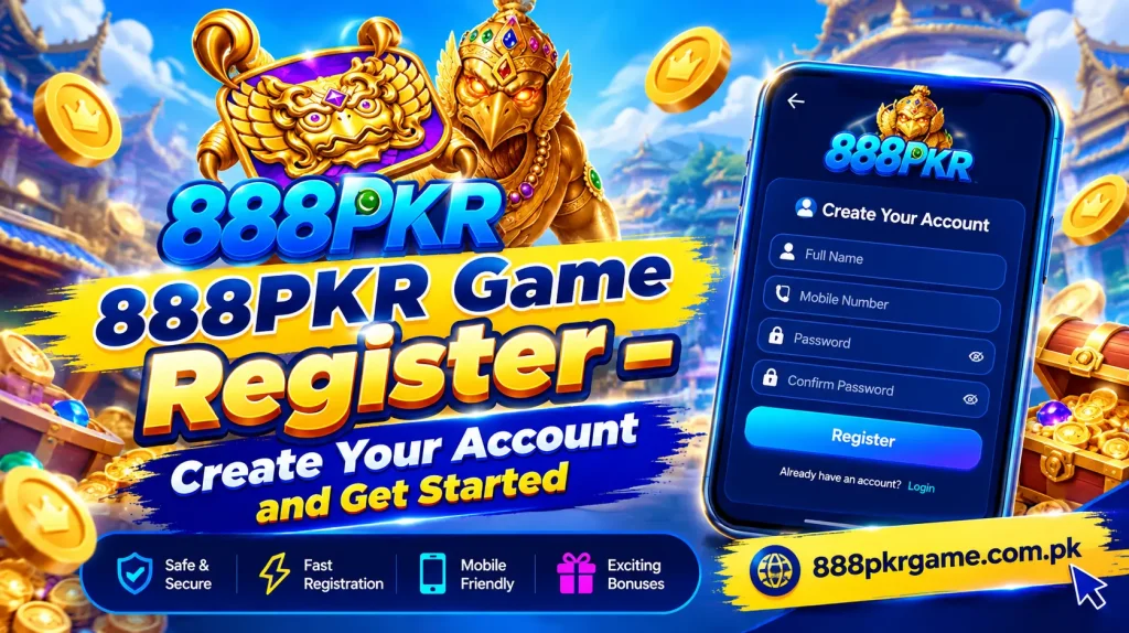888PKR Game Register